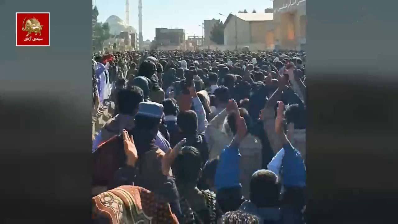 نود و دومین روز قیام سراسری با تظاهرات گسترده در سیستان و بلوچستان